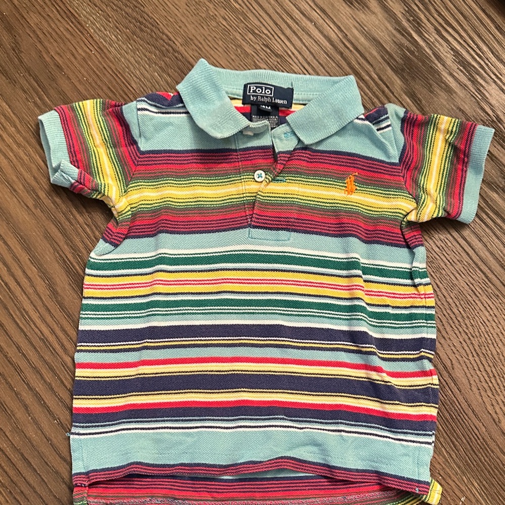 Polo by Ralph Lauren Kids Multicolor Striped Polo Shirt 18 months